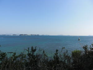 羽豆岬から見た海